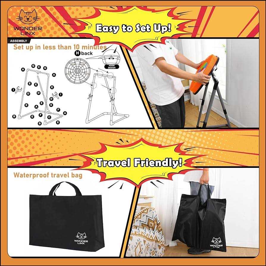 WonderLinx 3 in 1 Throwing Game Toy Set Dart & Axe Throwing Game with Bristle Target Dartboard - Image 4