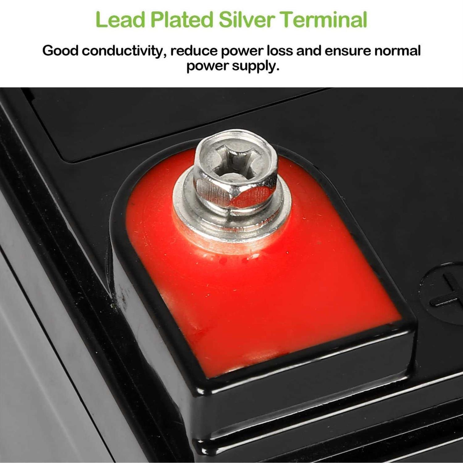 Weize 12v 35ah Deep Cycle Battery for Scooter Pride Mobility Jazzy Select Electric Wheelchair - Image 5