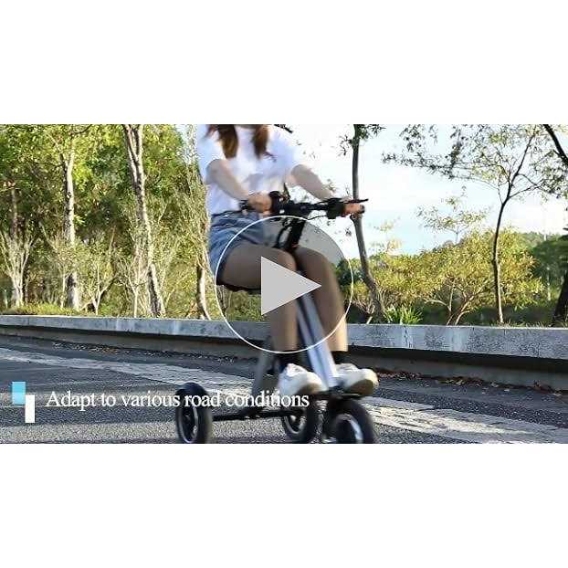 Topmate ES32 Electric Scooter Tricycle for Adult, Foldable 3 Wheel Mobility Scooter with Reverse Function, Key Switch and Electric - Image 4