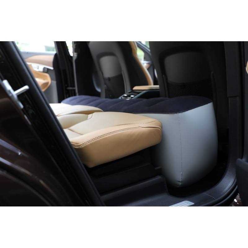 Berocia Car Air Mattress Back Seat Gap Pad Fill Extender Mattress for SUV Dogs Kids Adults Travel Bed Cushion Camping Air Couch Sleeping Rest - Image 4