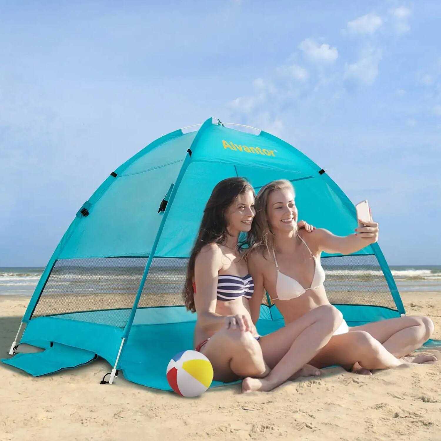 Alvantor Beach Tent Sun Shelter Umbrella Pop Up - Image 5
