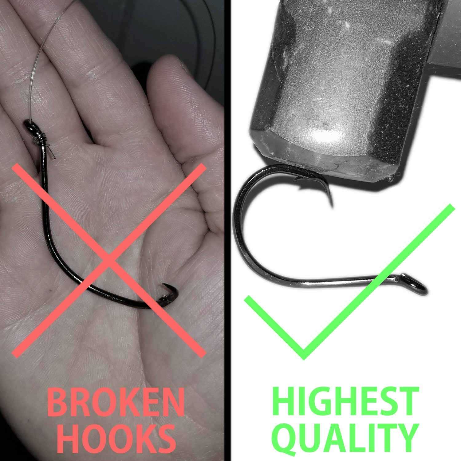 Catfish Sumo Heavyweight Catfish Hooks Offset Octopus Circle Hooks - Image 2