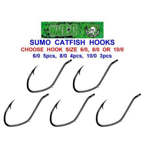 Catfish Sumo Heavyweight Catfish Hooks Offset Octopus Circle Hooks - Image 4