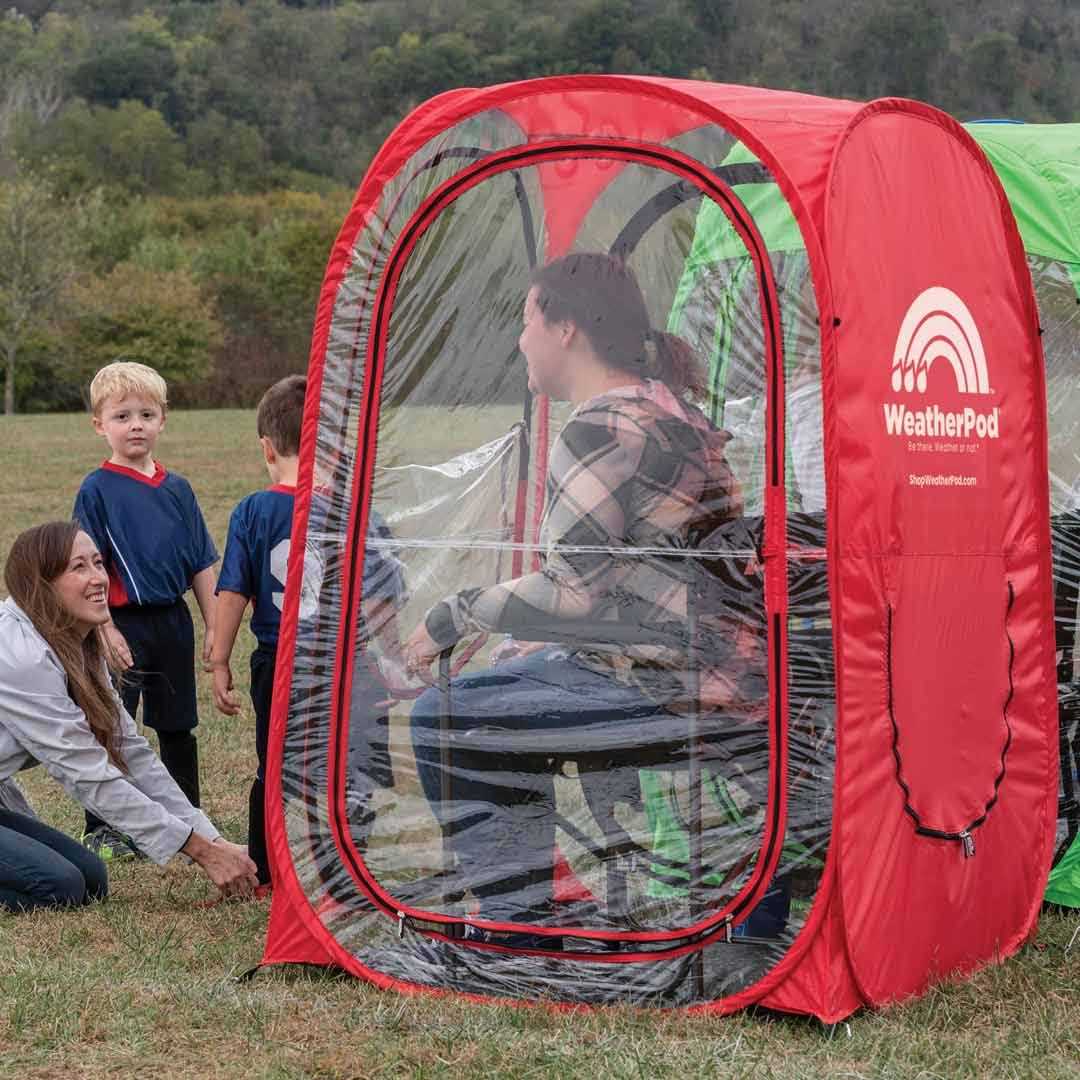 WeatherPod Large 1-Person Pod Pop-Up Weather Pod, Protection from Cold, Wind and Rain - Image 3