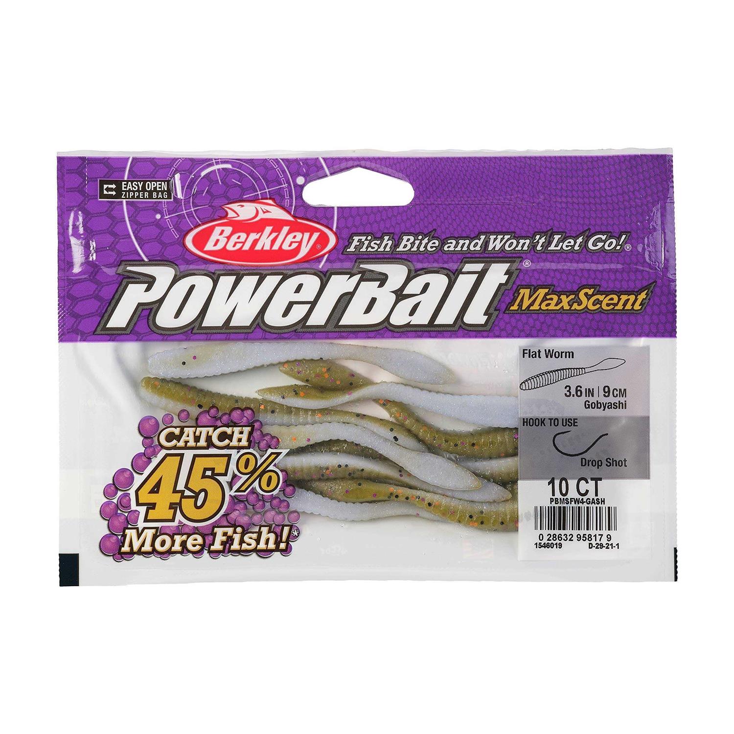 Berkley PowerBait MaxScent Flat Worm - Image 5