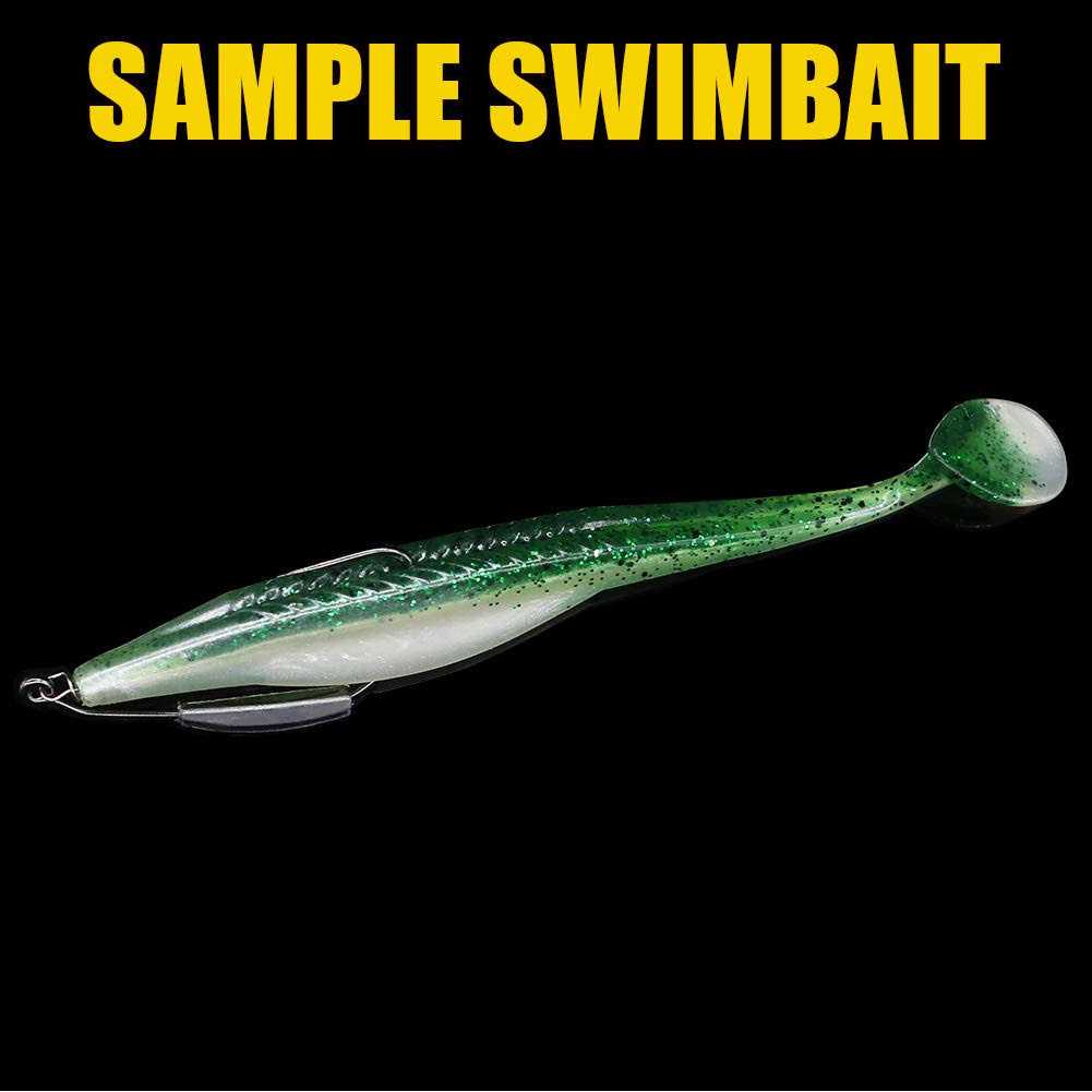 Weighted-Swimbait-Hooks-Jig-Heads-Soft Plastic Worm Fishing Hooks 3/0 4/0 5/0 6 Pack - Image 5