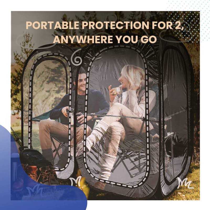 WeatherPod – The Original Pop Up Spectator Pod – Extra Large Weatherproof Pop-Up Pod for Up People – Lightweight - Image 4