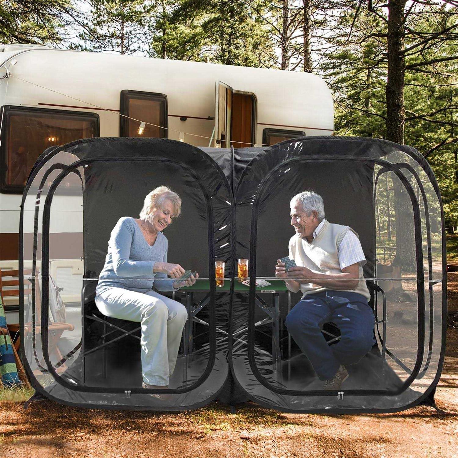 WeatherPod – The Original Pop Up Spectator Pod – Extra Large Weatherproof Pop-Up Pod for Up People – Lightweight - Image 4