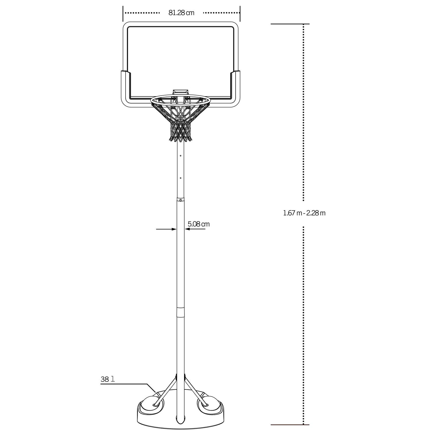 Lifetime Adjustable Youth Portable Basketball Hoop - Image 2