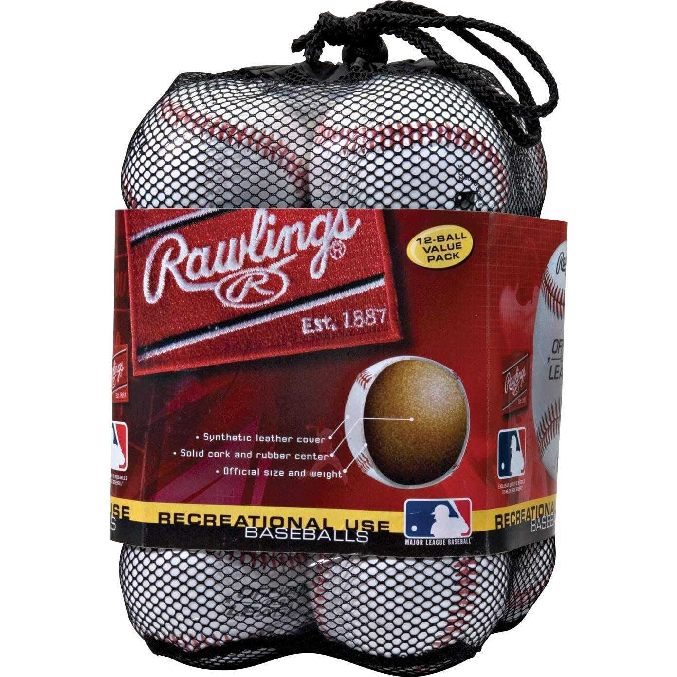 Rawlings Official League Recreational Use Practice Baseballs - Image 3