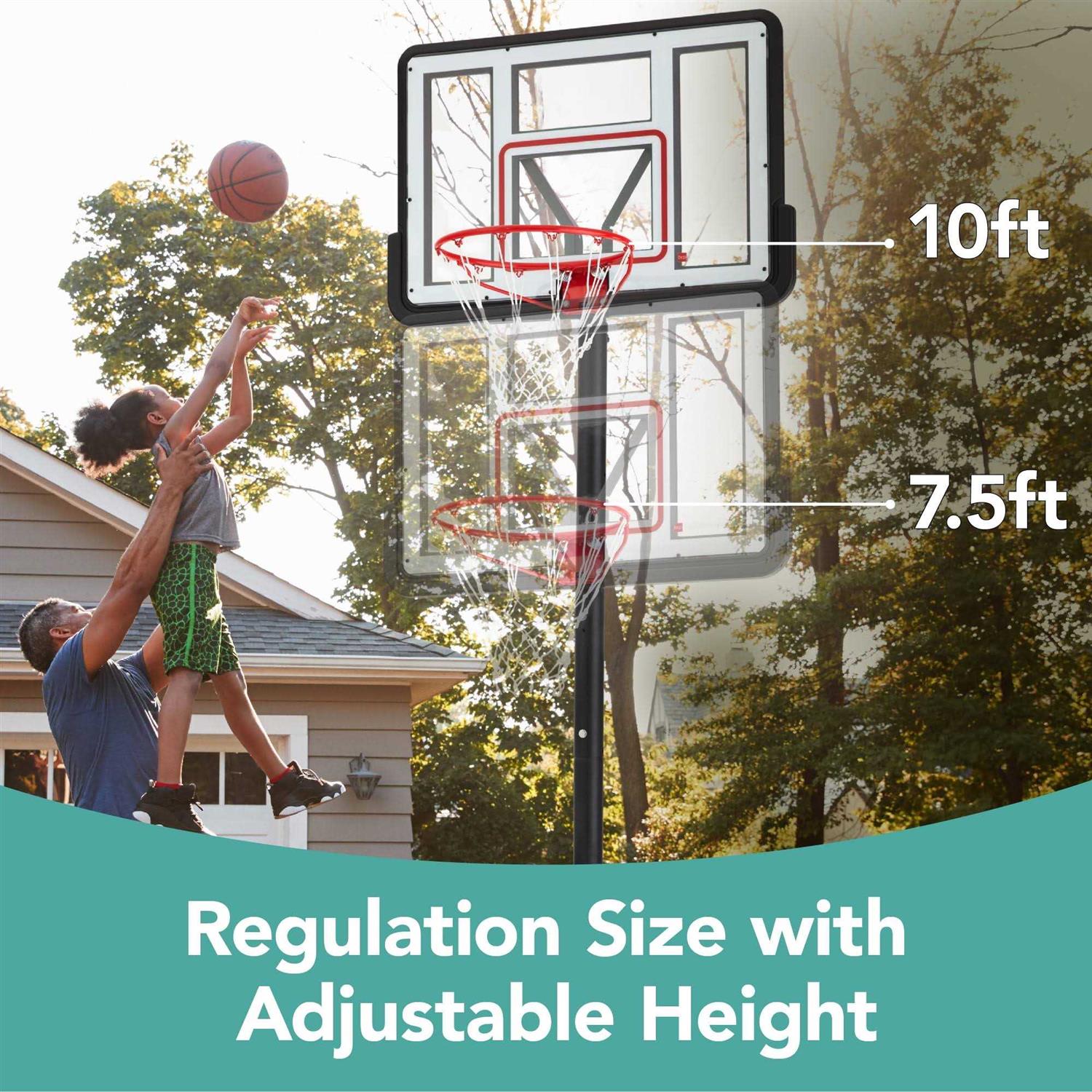 Best Choice Products Adjustable Regulation-Size Basketball Hoop - Image 2