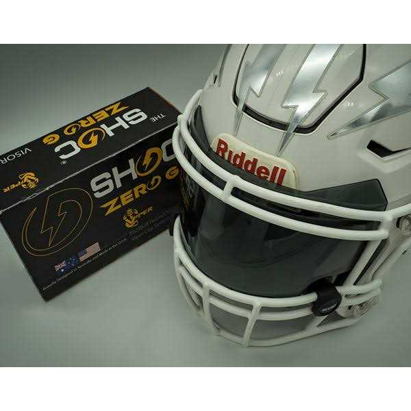 Shoc Zero-G Plus Football Visor For Ridddell Speedflex and Schutt F7 - Image 3