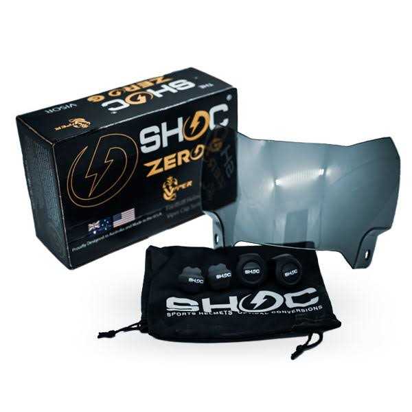 Shoc Zero-G Plus Football Visor For Ridddell Speedflex and Schutt F7 - Image 5