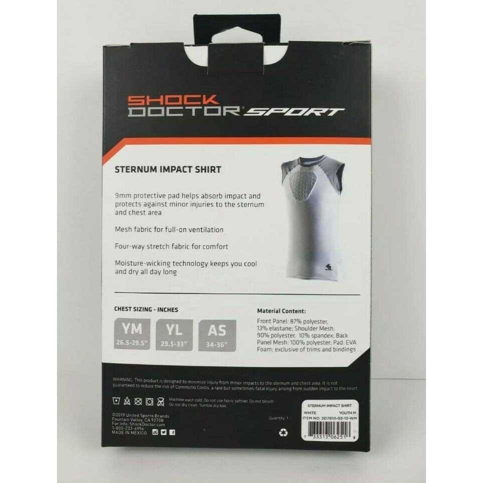 Shock Doctor Hex Sleeveless Padded Sternum Shirt - Image 5