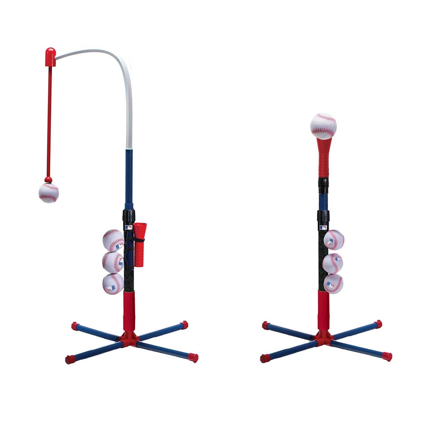 Franklin Sports MLB Playball 2 in 1 Grow With Me Batting Tee - Image 3