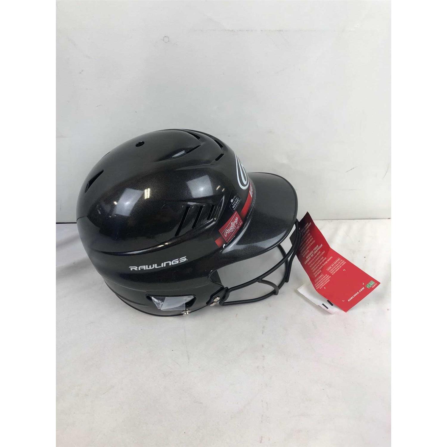 Rawlings 2022 Coolflo Molded Youth Batting Helmet With Face Guard