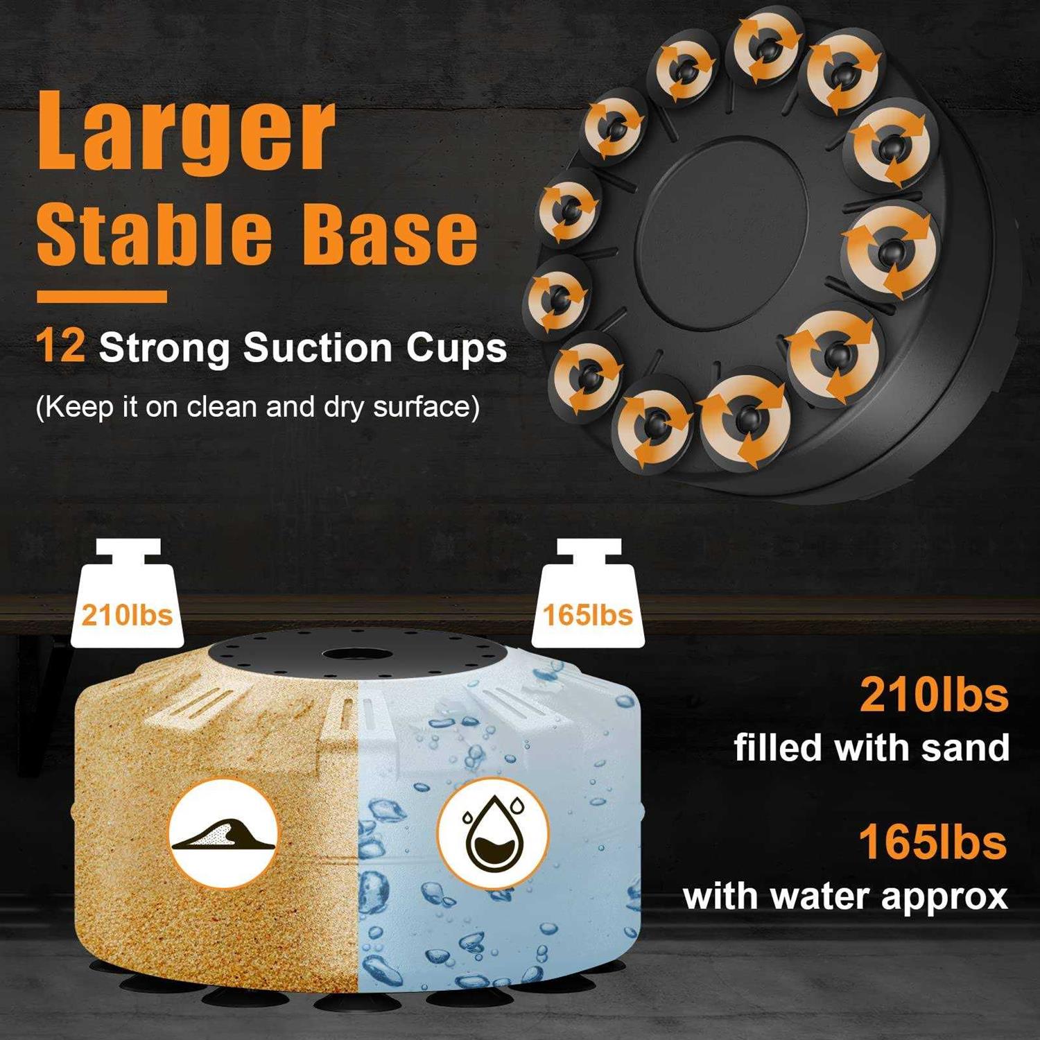 RORALA Punching Bag with Stand 70''-203lbs Freestanding Heavy Boxing Bag Including 12OZ Pro Gloves for Adult Youth - Image 3