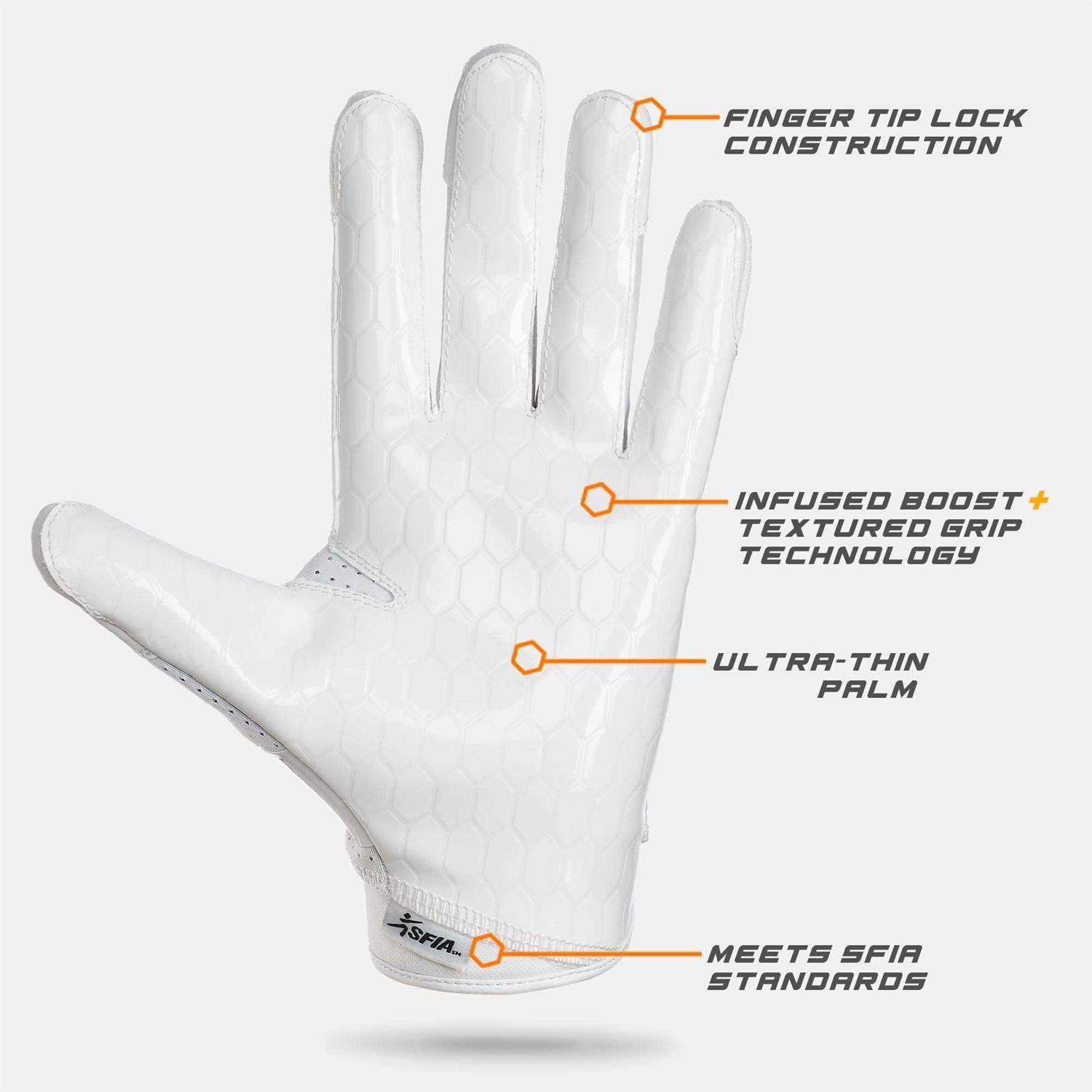 Grip Boost DNA 2.0 Football Gloves with Engineered Stick - Image 2