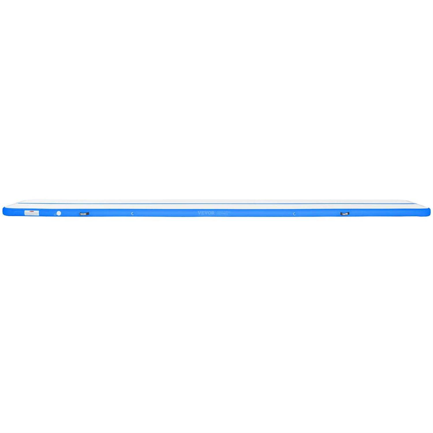 VEVOR Gymnastics Air Mat 4 inch Thickness Inflatable Gymnastics Tumbling Mat Tumble Track with Electric Pump Training Mats for Home - Image 5