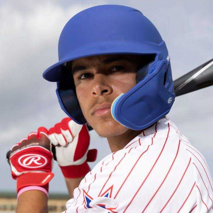 Rawlings Mach Batting Helmet Adjustable Face Guard Senior - Image 2