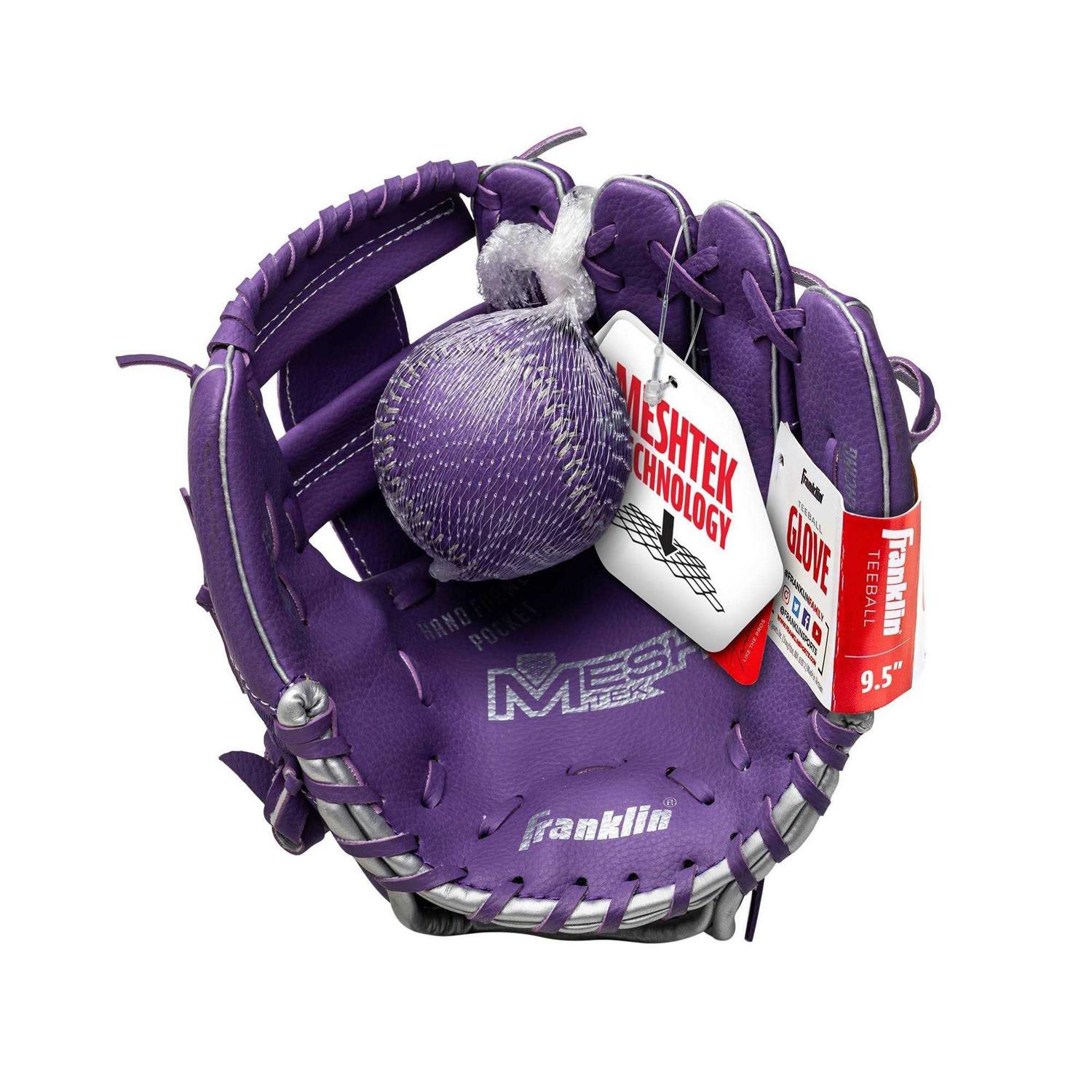 Franklin Sports Meshtek Teeball Glove Ball Hand Throw - Image 4