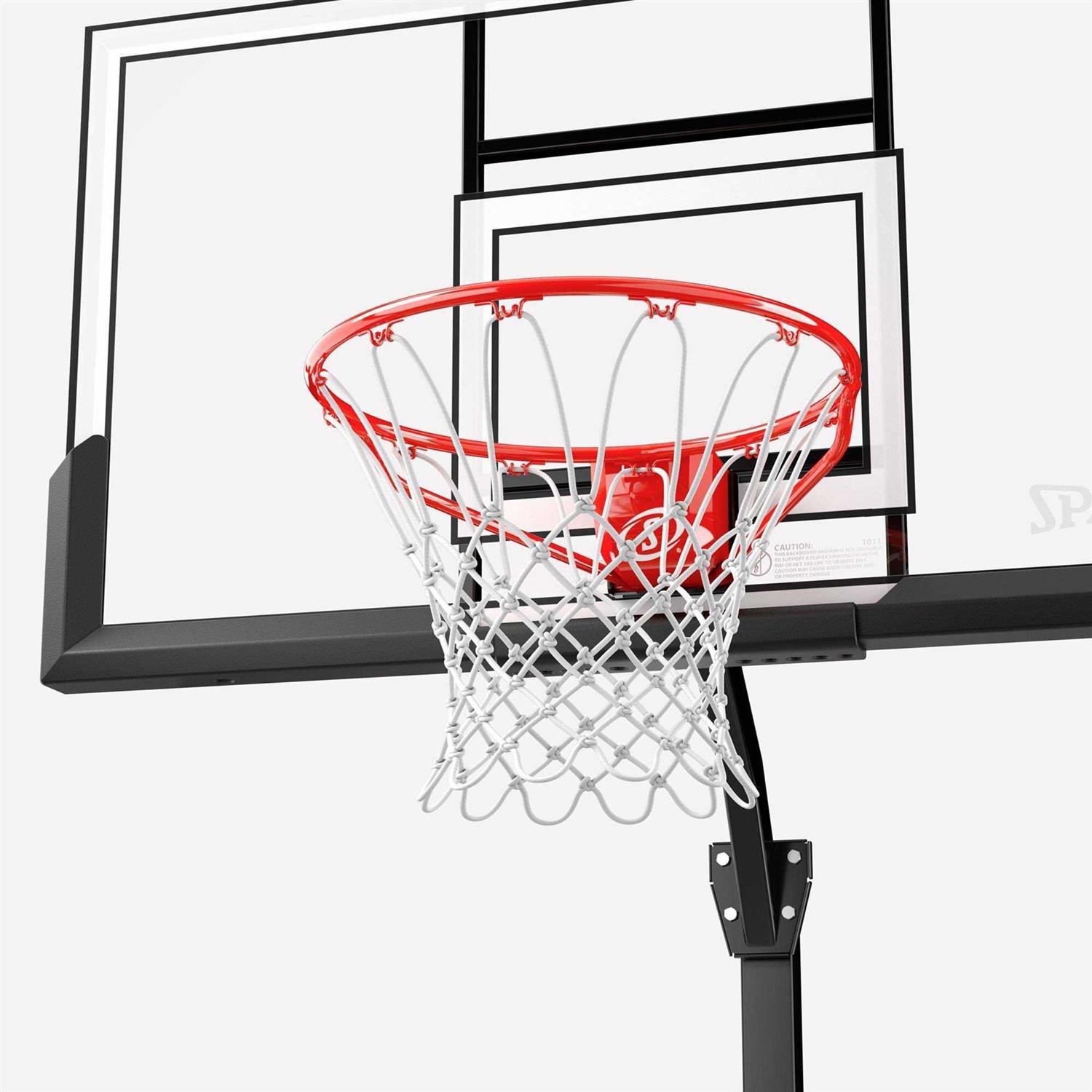 Spalding Momentous EZ Assembly 54 Acrylic H-Frame Portable Basketball Hoop - Image 5