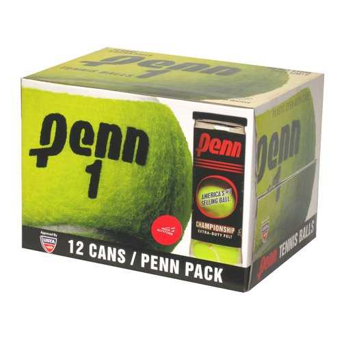 Penn Championship Extra-Duty High-Altitude Tennis Balls (12 Cans, 36 Balls), Size: One size
