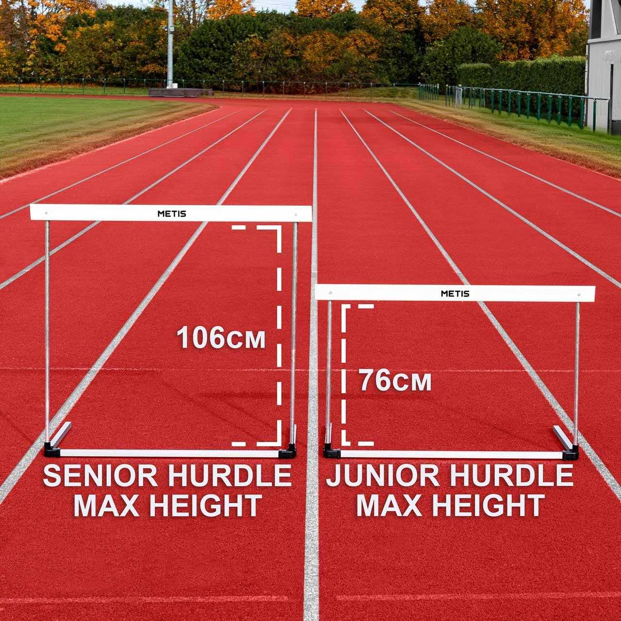METIS Alloy Hurdles Premium Adjustable Track & Field Equipment for Junior - Image 3