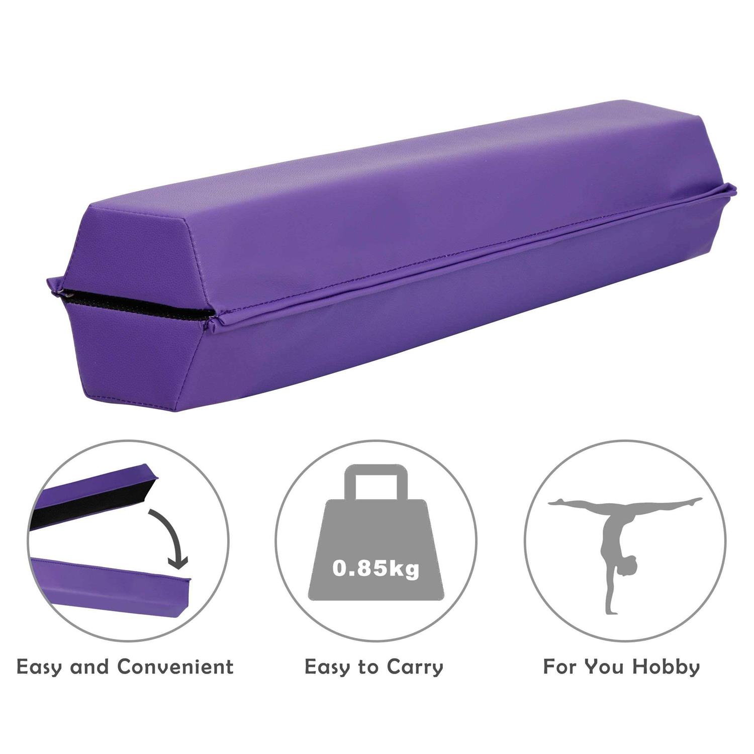 Jupiterforce 6ft Folding Balance Beam Folding Gymnastic Beam Extra Firm Foam Anti-Slip Bottom Floor Equipment Easy to Store&Carry for Home Training - Image 3
