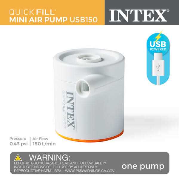 Intex Mini USB Powered Air Pump - Image 2