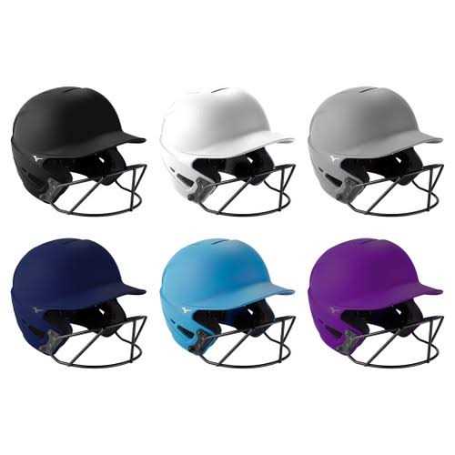 Mizuno F6 Fastpitch Softball Batting Helmet - Image 2