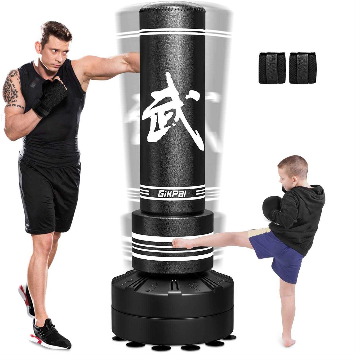 Gikpal Punching Bag Freestanding Heavy Boxing Bag with Stand for Adult