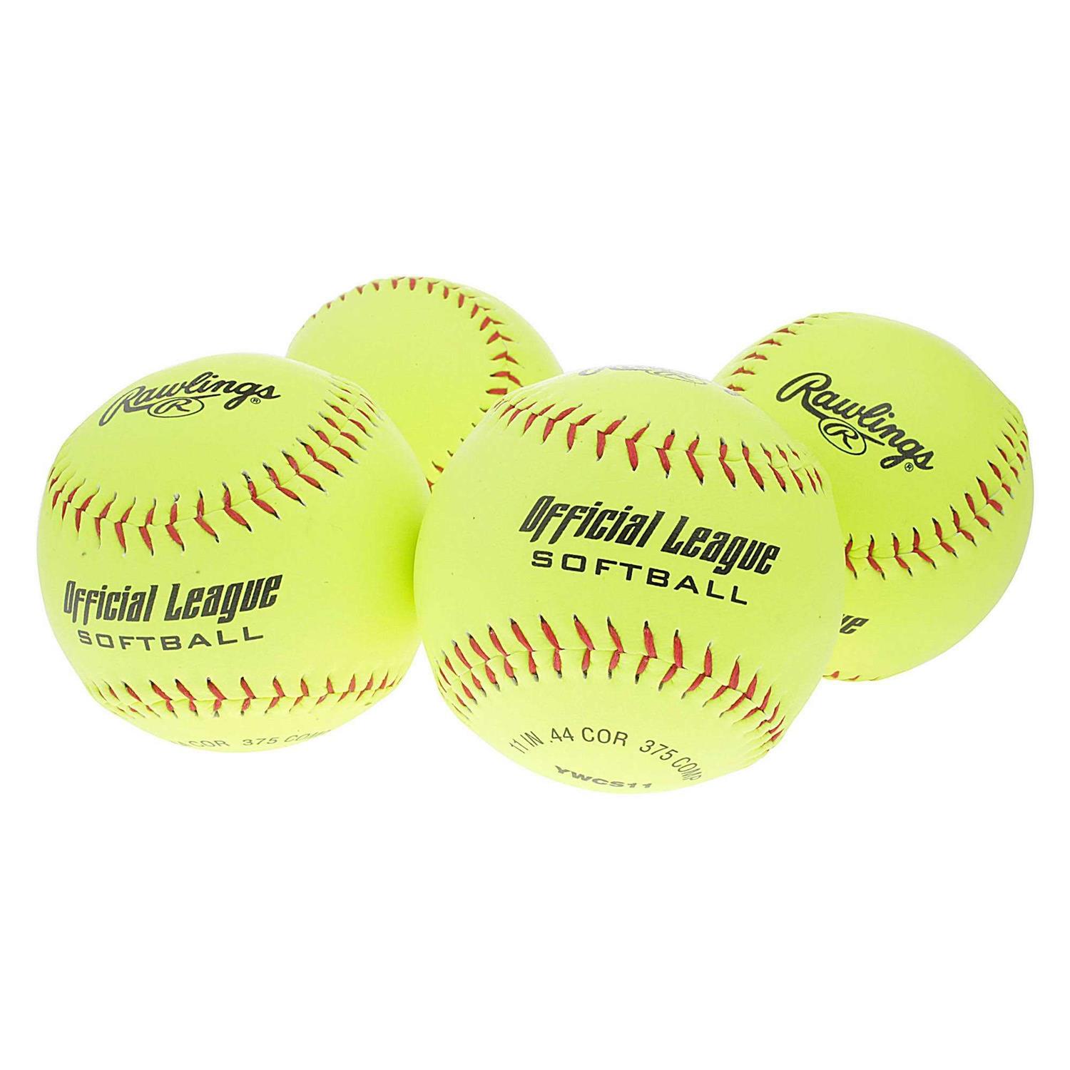 Rawlings Fastpitch Softball 4pk - Image 2