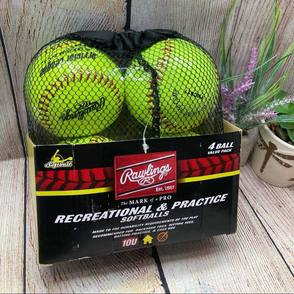 Rawlings Fastpitch Softball 4pk - Image 3