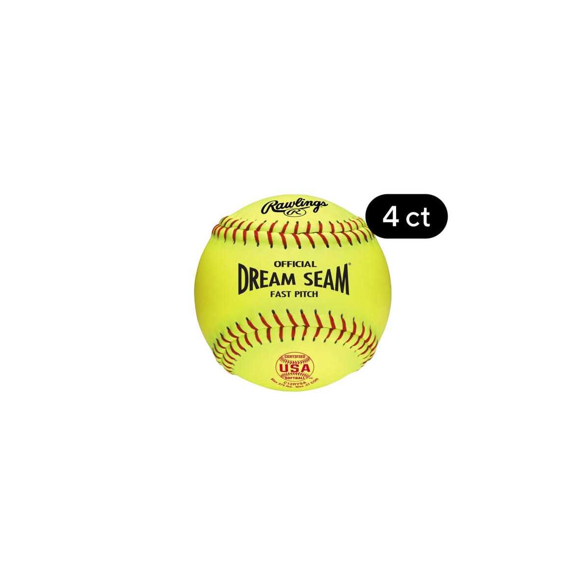 Rawlings Fastpitch Softball 4pk - Image 4