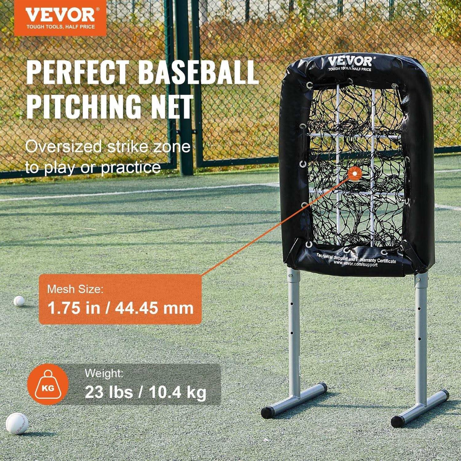 VEVOR 9 Hole Baseball Net Softball Baseball Training Equipment for Hitting Pitching Practice - Image 3
