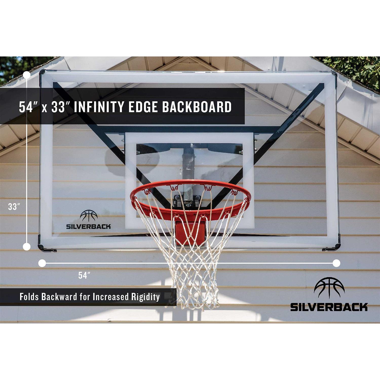 Silverback NXT 54” Wall Mounted Basketball Hoop - Image 4