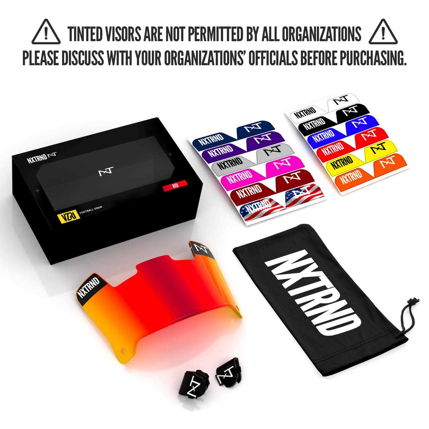 Nxtrnd Vzr1 Football Visor Flat Lens Technology - Image 4