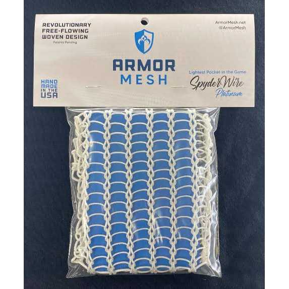 Armor Mesh Spyder Wire Platinum Lacrosse Mesh - Image 5