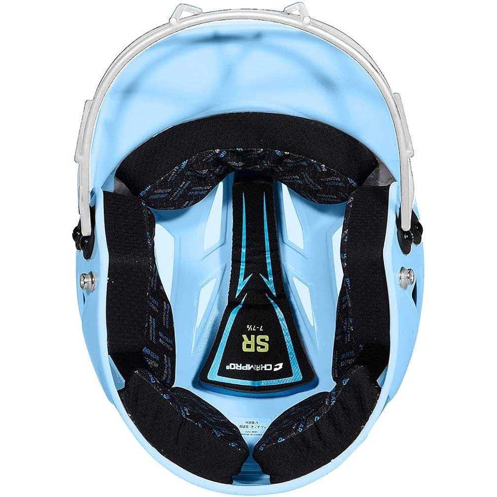 Champro HX Rise Pro Fastpitch Softball Batting Helmet White - Image 2