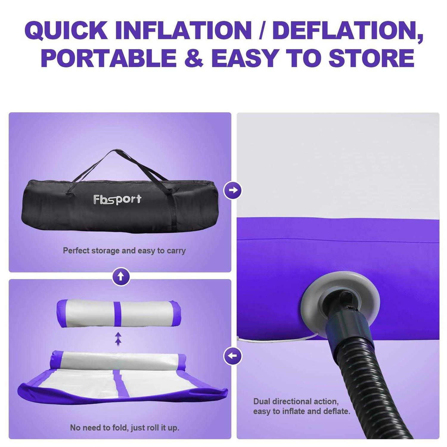 Fbsport 10ft Inflatable Air Gymnastics Mat Training Mats 4 inches - Image 5