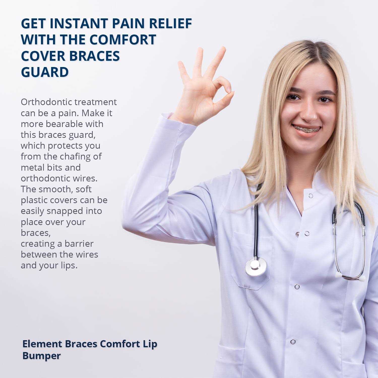 Element Comfort Cover Braces Guard/Lip Mouth Protector - Image 3