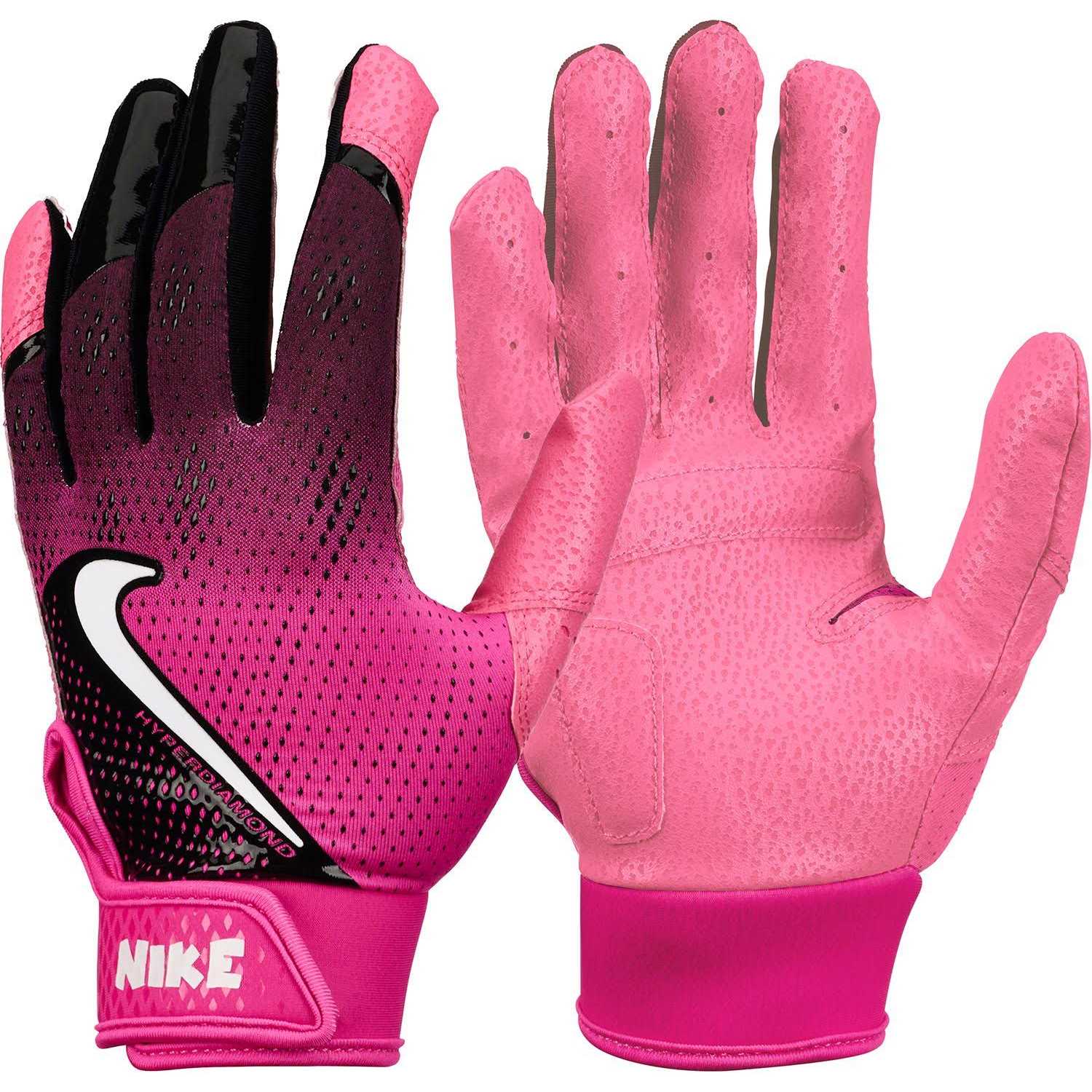 Nike Girls' Hyperdiamond 3.0 Softball Batting Gloves - Image 3