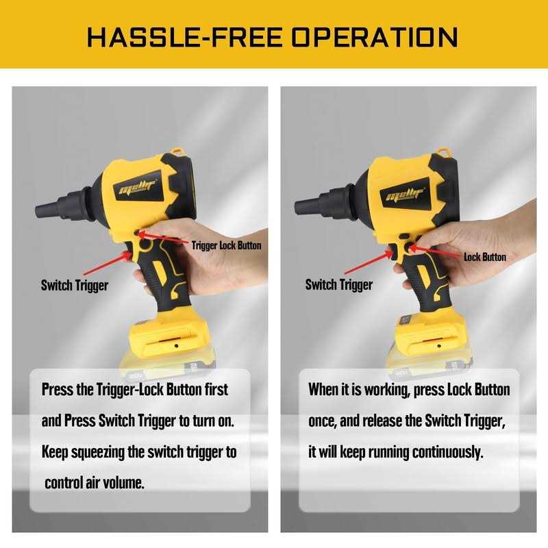 FORDWALT Cordless Air Pump Air Duster for Dewalt 20V Battery - Image 4