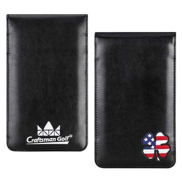 Craftsman Golf USA Clover Leather Scorecard & Yardage Book Holder Cover - Image 3