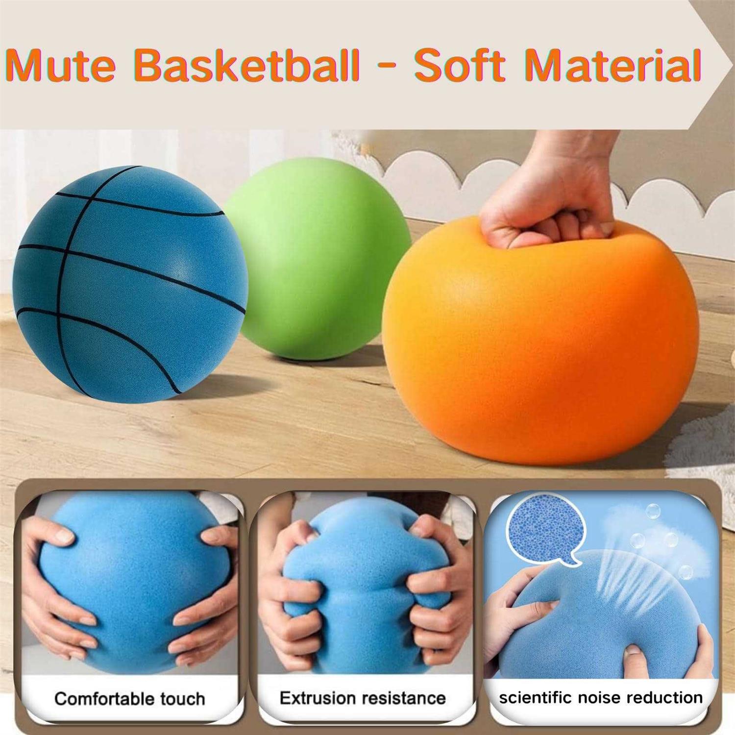 Silent Basketball 2024 Newest Quiet Basketball Indoor Foam Indoor Dribbling Training Ball - Image 4