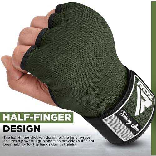 RDX Gel Boxing Hand Wraps Inner Gloves Quick 75cm Long Wrist Straps - Image 4