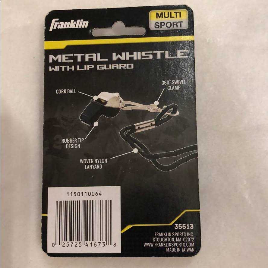 Franklin Metal Whistle with Lip Guard - Image 4