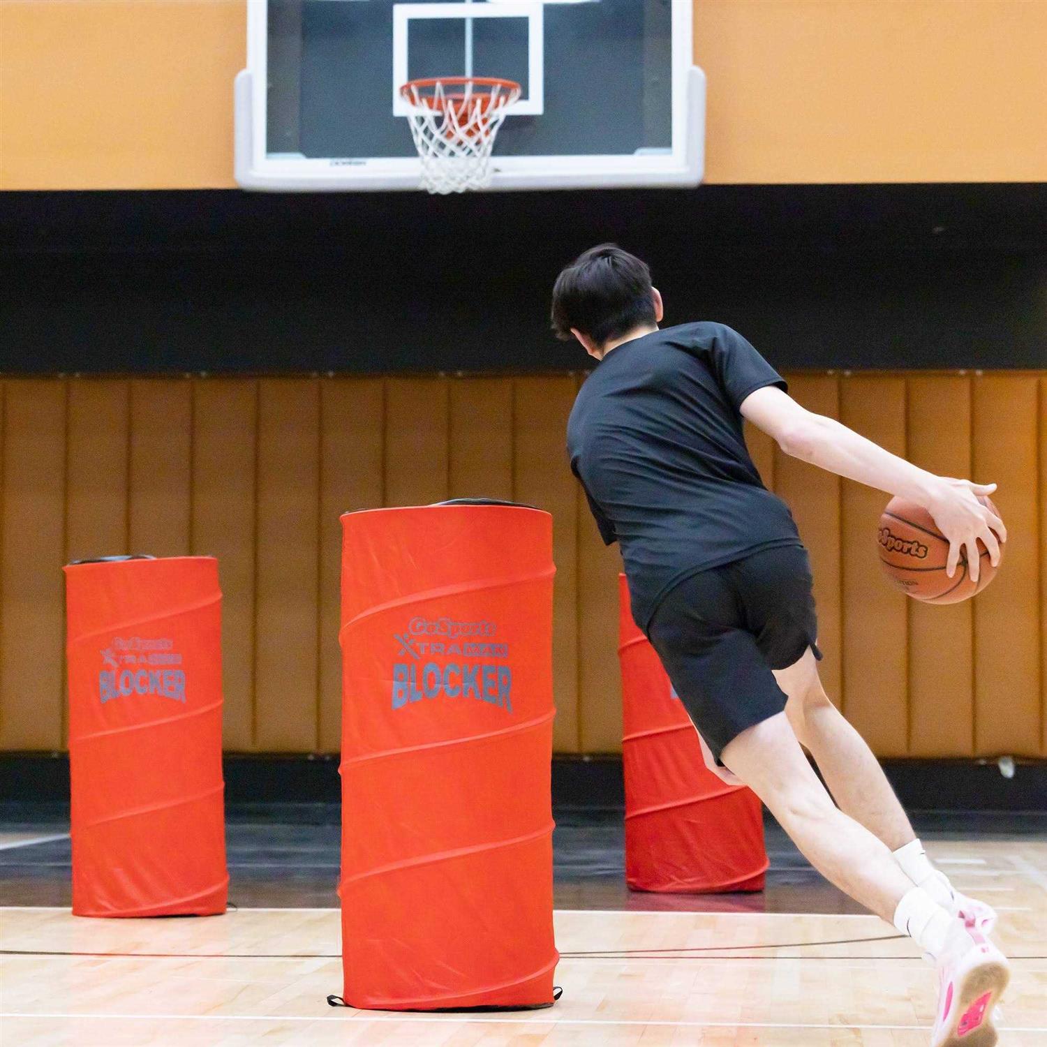 Gosports XTRAMAN Blocker Pop-Up Defenders 3 Pack Safely Simulate Defenders for All Major Sports - Image 4