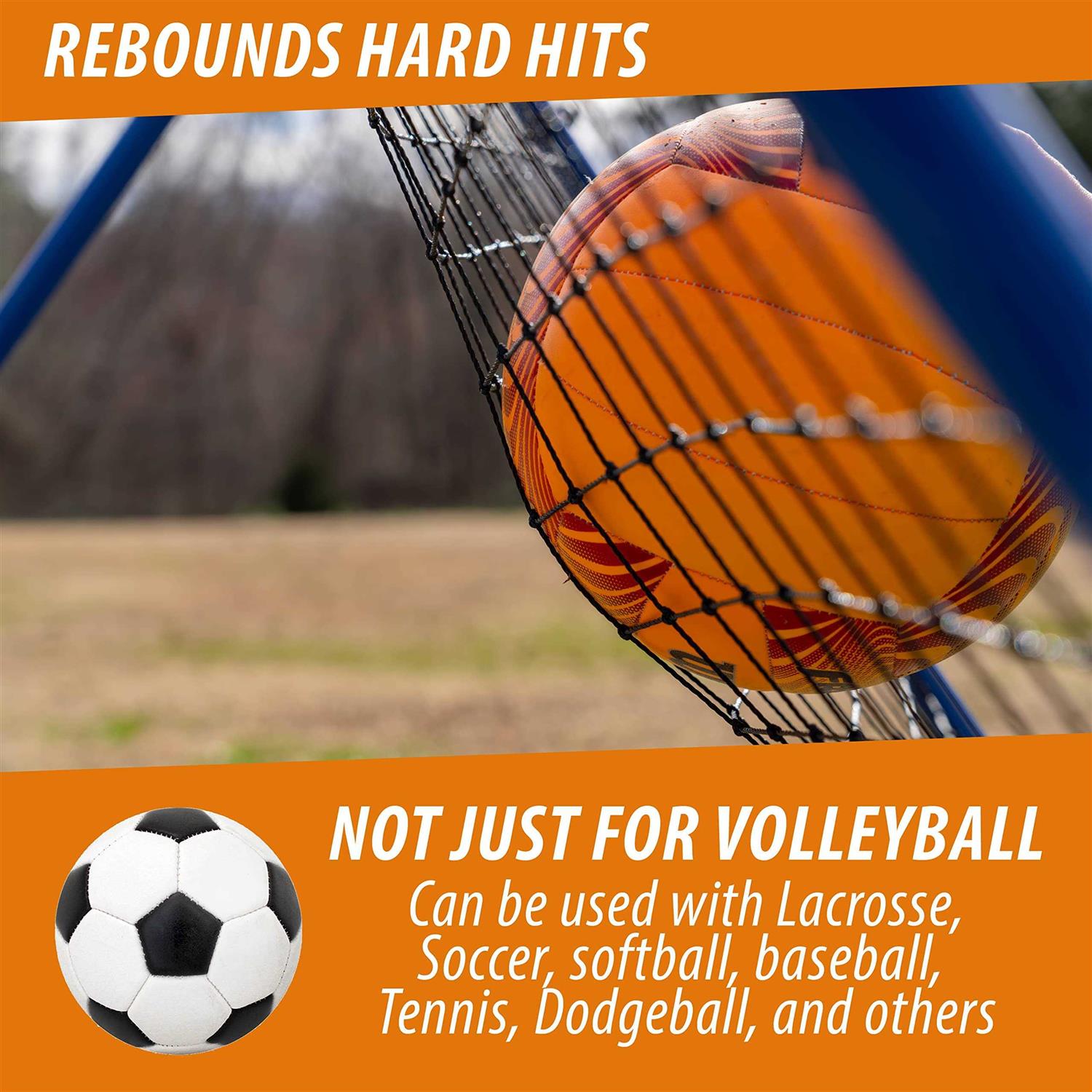 ANYTHING SPORTS 4x7 FT Volleyball Rebounder - Image 3